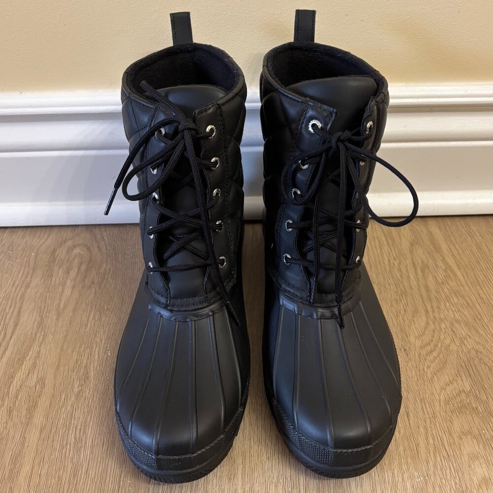 Moving Sale! Sperry Top-Sider Black Gosling Duck Boots - Picture 3 of 7